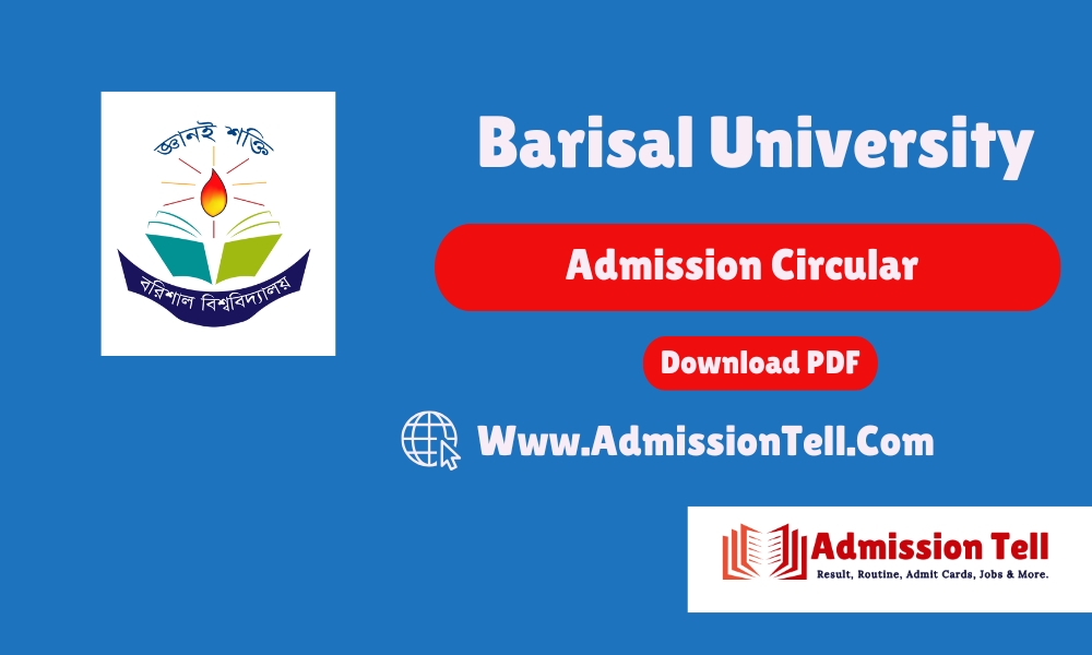 Barisal University Admission Circular 2025-admission.bu.ac.bd