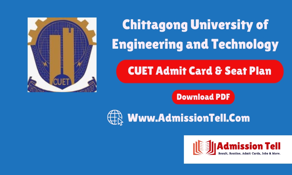 CUET Admit Card & Seat Plan