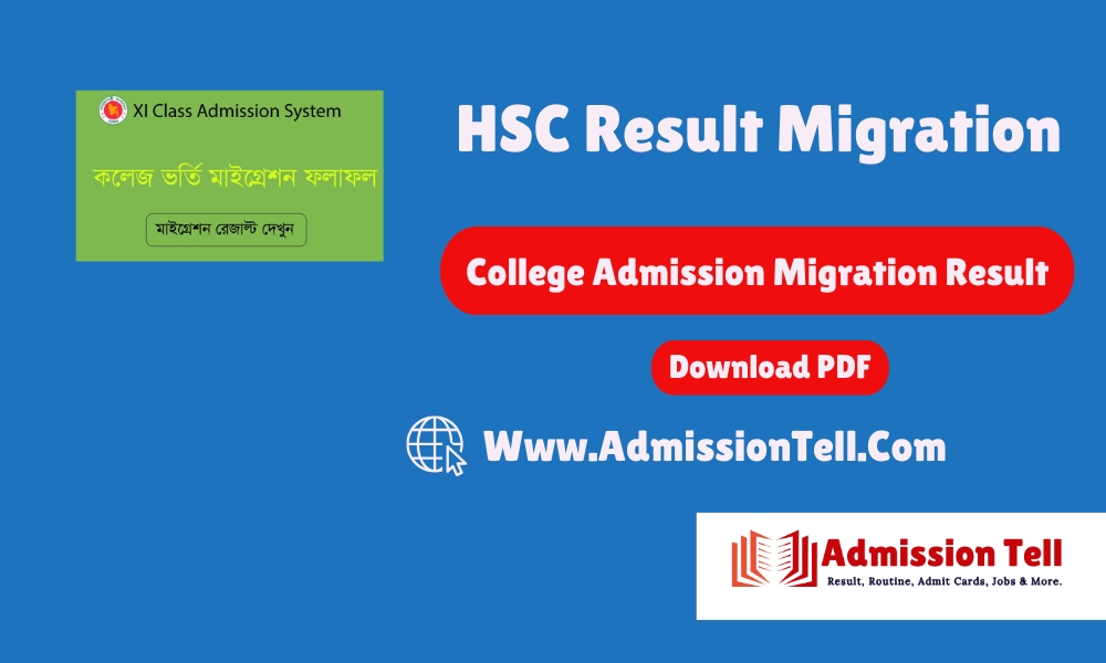 College Admission Migration Result