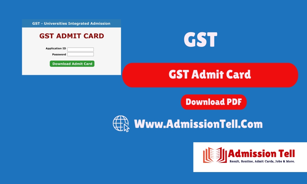 GST Admit Card Download