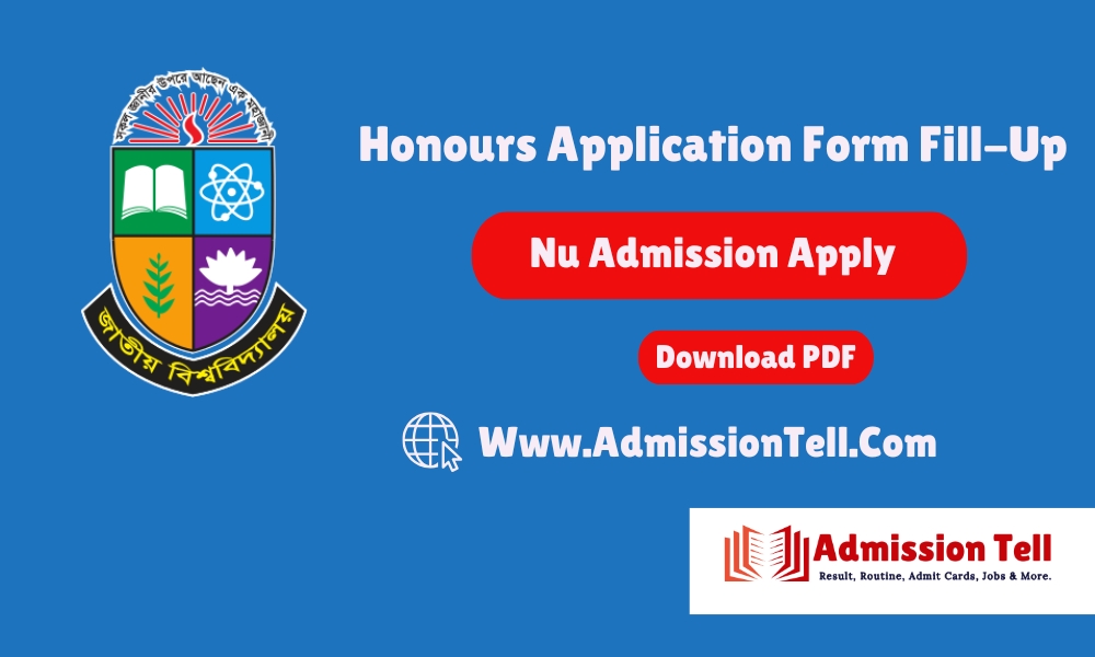 Honours Application Form Fill Up