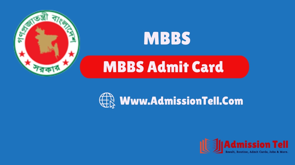 MBBS Admit Card