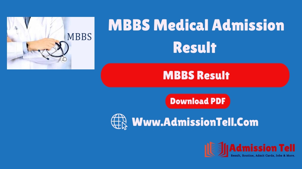 MBBS Medical Admission Result