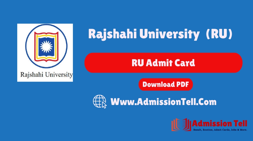 RU Admit Card Download