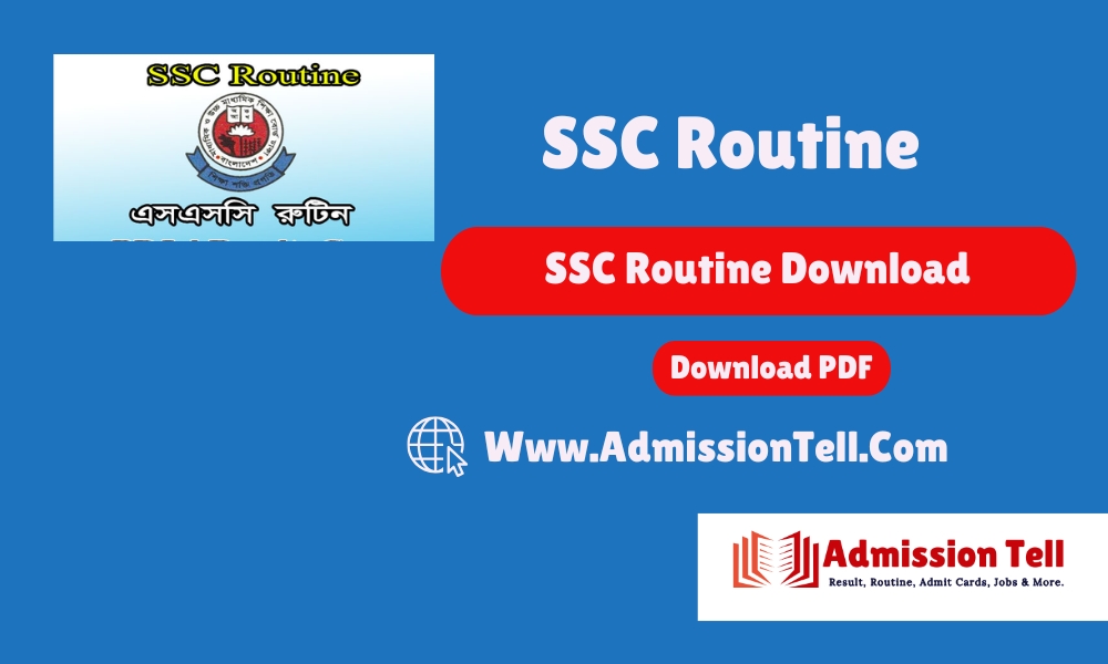 SSC Routine 2025 PDF Download